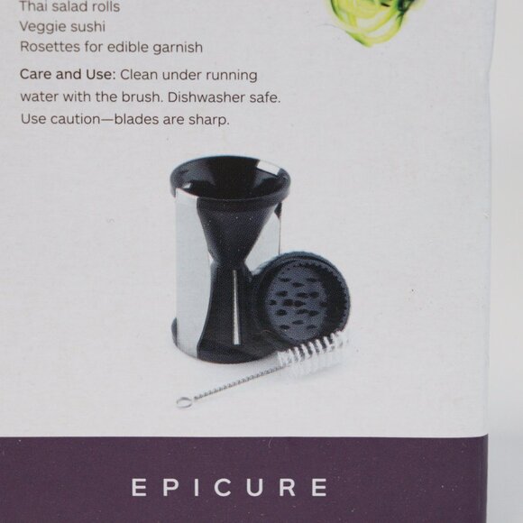 BNIB Epicure Veggie Twist & Spiral Slicer Double Ended with 2 Blades - Picture 7 of 9
